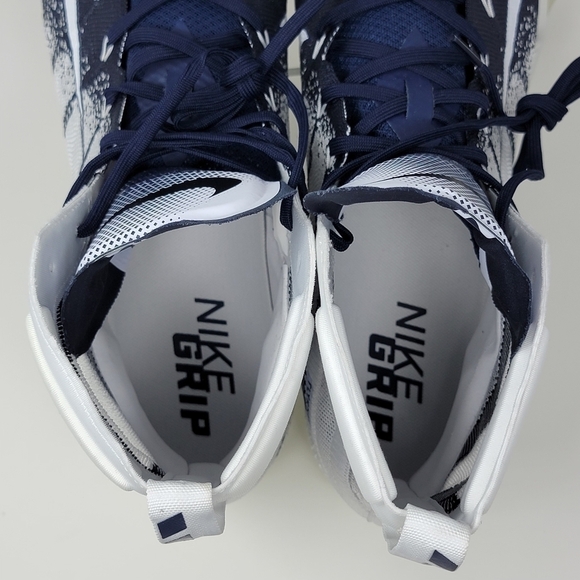 Nike Vapor Untouchable 3 Elite P White Navy Blue AO3006-101 Men\'s Size 16 New main image 6